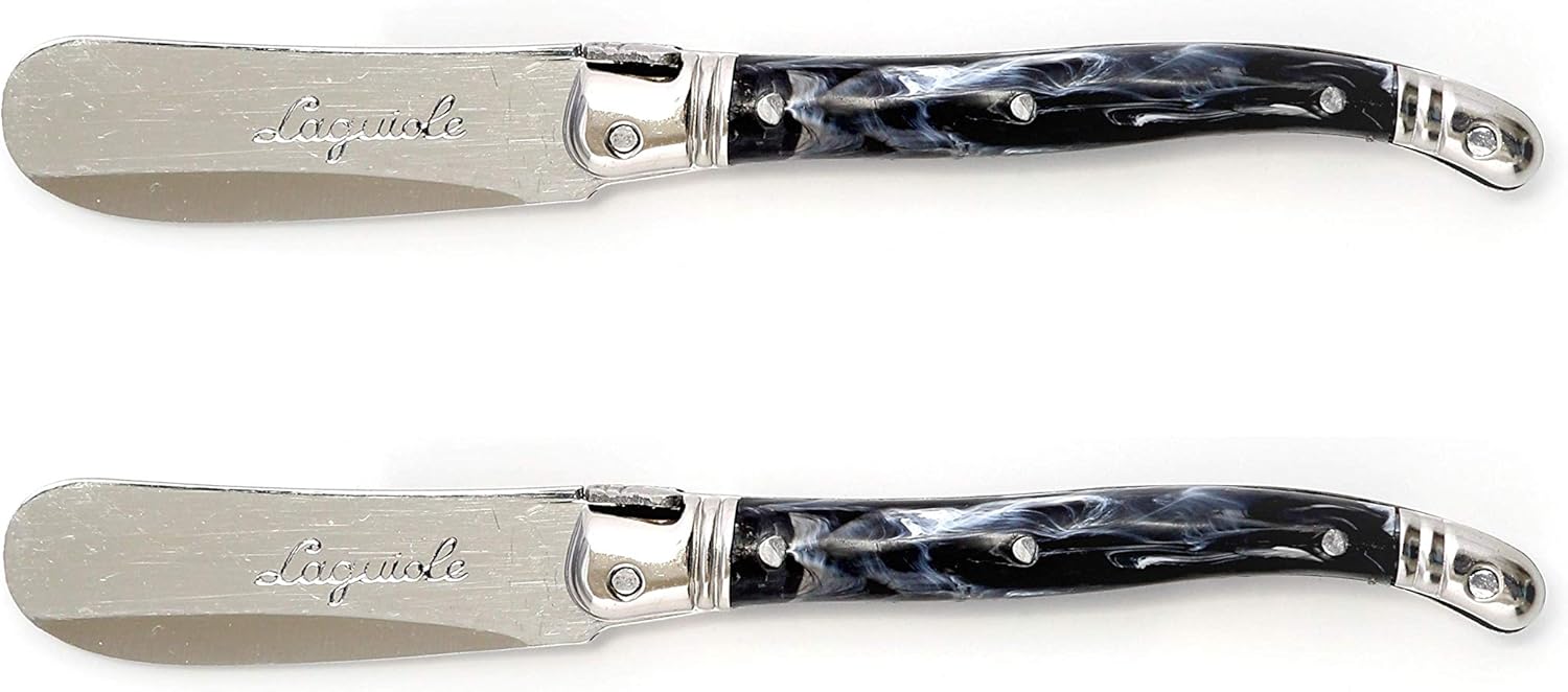 Cleminson Laguiole Butter Knife Set of 2, Handmade in France Amazon