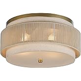 Maxim Lighting 12810OFNAB Seacliff - 2 Light Flush Mount-7.25 Inch Tall and 16 Inch Wide