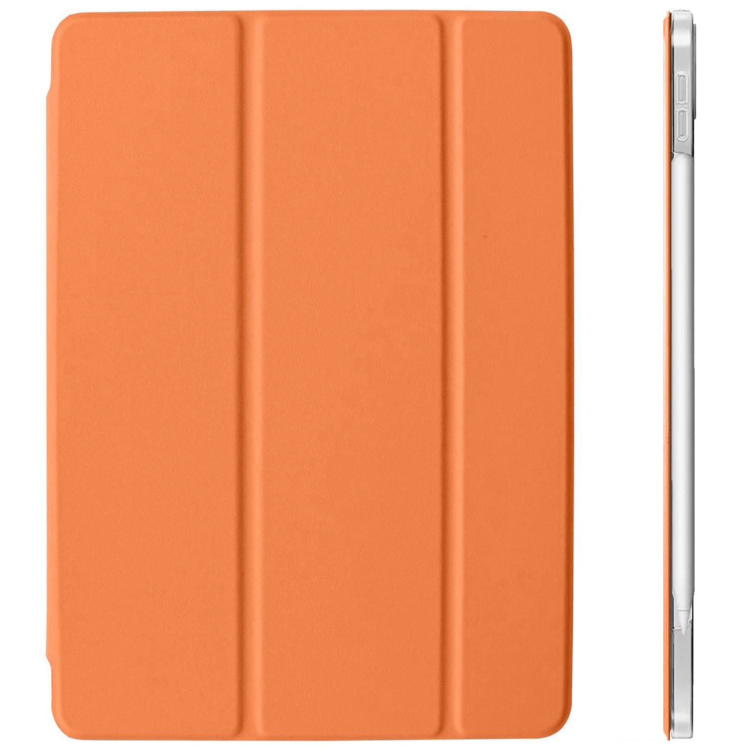DuraSafe Cases for iPad PRO 12.9 Inch 5 4 3 Gen [ Pro 12.9 2021 2020 5th 4th 3rd Gen ] A2378 A2461 A2379 MY2H2B/A MXAT2B/A MXAV2B/A MXAX2B/A MY2J2B/A MXAU2B/A Hard PC Back Cover - Orange