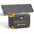 Pecron E500LFP Solar Generator with 100W Solar Panel, 576Wh LiFePO4 Battery, 2x600W AC Outlets Power Station, Fast Charging Portable Power Station for Home Use, RV, Camping, CPAP, Emergencies