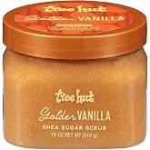 Tree Hut Body Scrub, Golden Vanilla, 18 Oz | Exfoliating &amp; Hydrating Sugar Scrub with Shea Butter &amp; Essential Oils, Smooth Skin, Body Exfoliator For All Skin Types