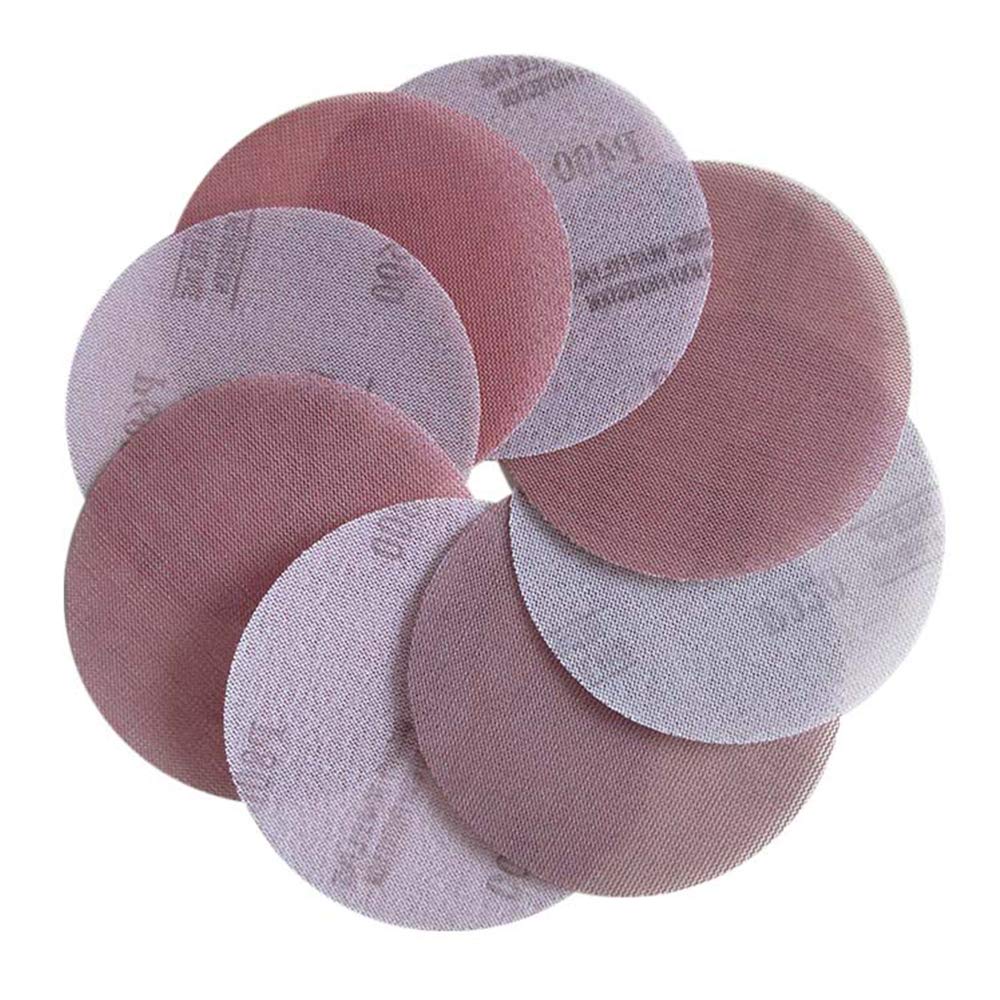 Sanding Mesh Disc, 5Pcs 150mm 6" P800 Grits Hook & Loop Mesh Discs Paintwork Dust Extraction for Paint Stripping/Removal/Paint Sanding