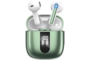 JBES Bluetooth Earbuds Wireless Headphones, 60H Deep Bass Ear Buds with 4 Noise Cancelling Microphone, IP5 Waterproof Earphon