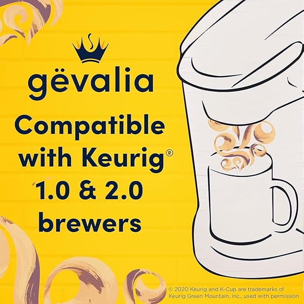 GEVALIA FROTHY 2-STEP CHAI SPICE FLAVORED LATTE KEURIG K-CUP COFFEE PODS & FROTH PACKETS KIT (6 CT BOX) (4)