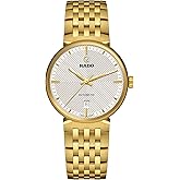 Rado - Florence Open Heart - Unisex Automatic Swiss Watch - 39mm Silver-White Dial - Gold Stainless Steel Bracelet - R48904013