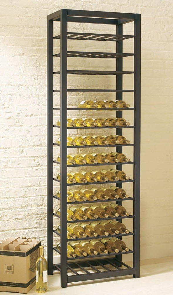 Tag Trio Tall Steel 84Bottle Wine Rack Home & Kitchen