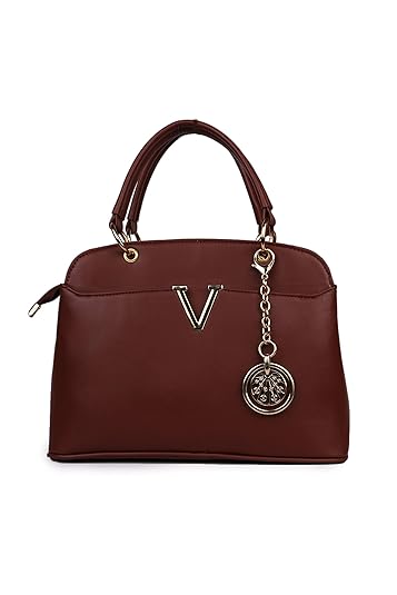 Generic Classic Womens Brown PU Handbag