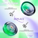 MAGICYOYO K2 Crystal Yoyo Dual Purpose Beginner to Unresponsive Black Green view 3