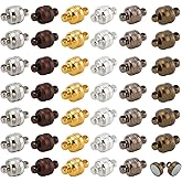 PH PandaHall 100 Sets Magnetic Clasps Mixed Color Necklace Bracelet Clasps Oval Brass Magnet Converter Jewelry Clasp Extenders Locking Clasp for Bracelet Necklace Jewelry Making, 11x7mm