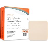 MedVance TM Foam – Waterproof Non-Adhesive Hydrophilic Foam Dressing 4"X4" Pack of 10