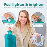 Medi Grade Enema Kit Adults 2 litres Turquoise One Way Valve Hose view 3