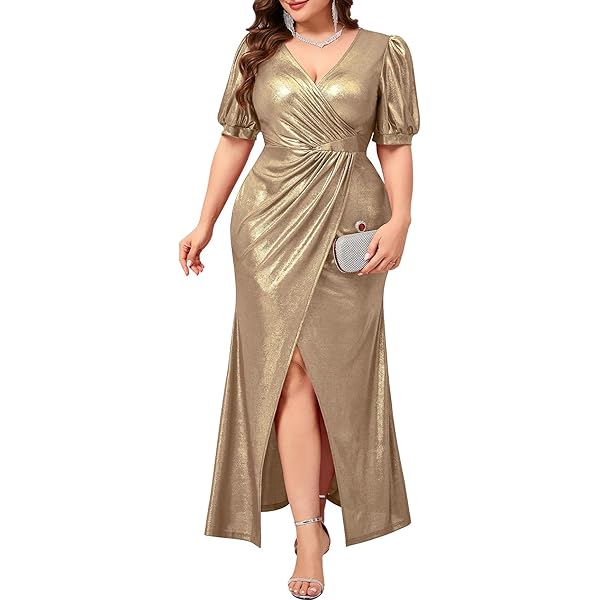 Amazon.com: Nightway Juniors' Long Sequin Cowl Neck Gown W/Cross-Back  Spaghetti Straps & Side Slit - Prom Cocktail Party Gold : Clothing, Shoes &  Jewelry