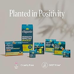 Cliganic 25 Pack Mosquito Repellent Bracelets for