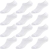 No Show Socks Girls 12 Pairs Kids Low Cut Non Slip Socks Boys Cotton Breathable Short Sock Children Youth