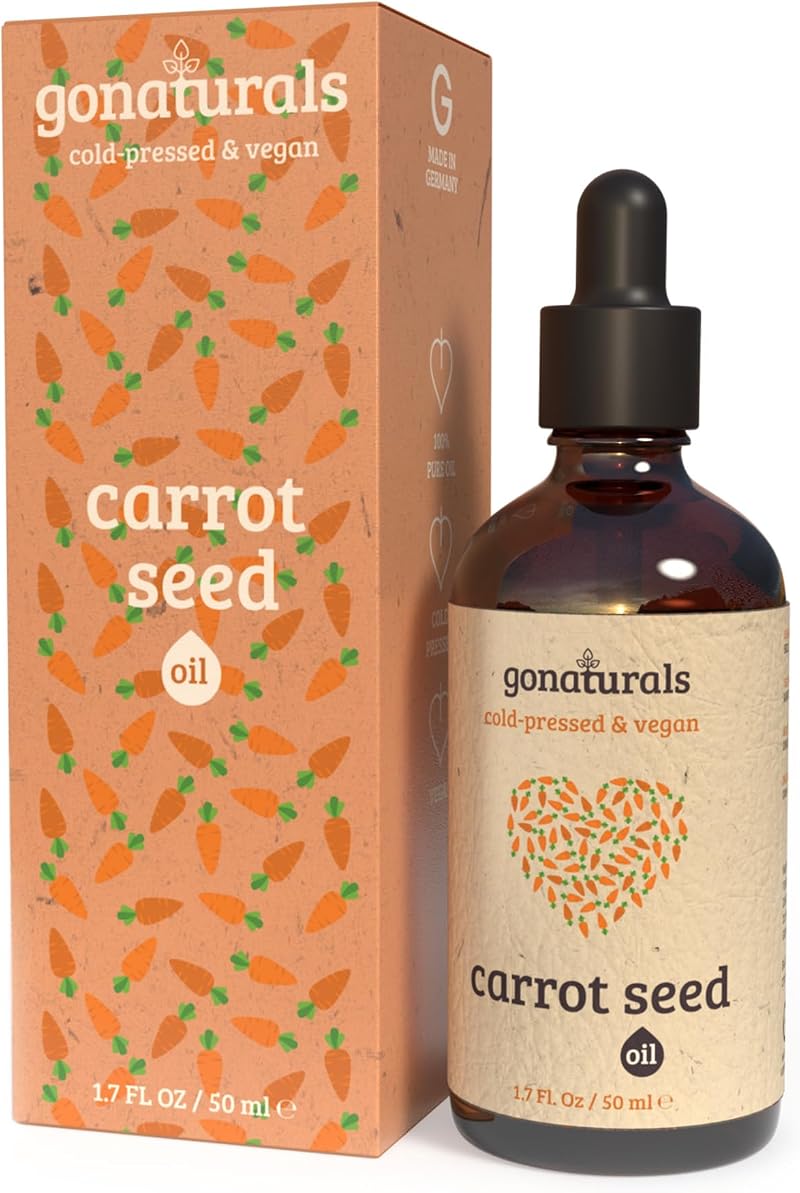 Organic Carrot Seed Oil 50ml Cold-Pressed Vegan Germany