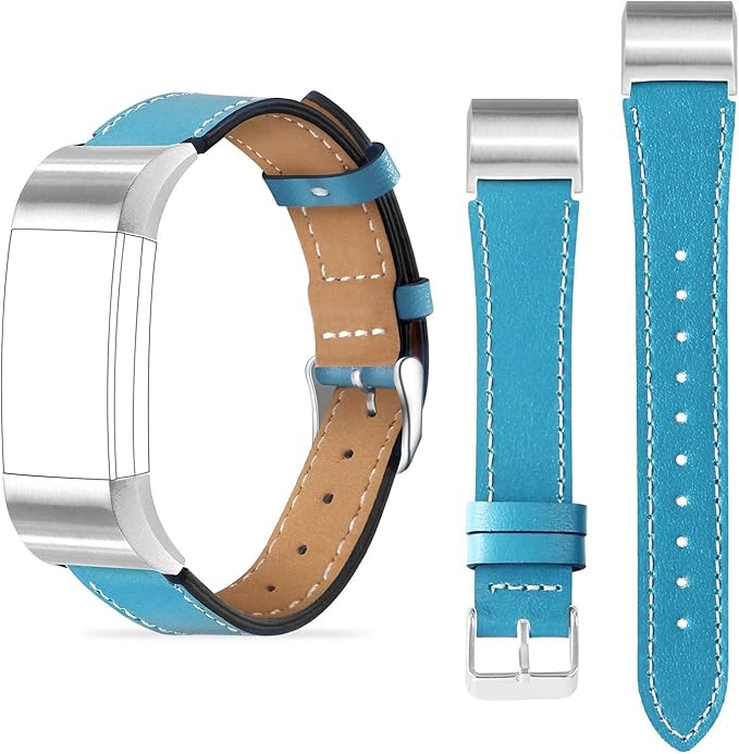 Fascigirl Correa Fitbit Charge 2, Correa Fitbit Charge 2 Cuero Recambio para Fitbit Charge 2 Pulsera Reemplazo Wristband Pulseras de Repuesto Bandas ...