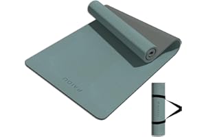 PAIDU Yoga Mat 8mm Super Thick TPE Fitness Mat | SGS Certified | Non-Slip, Odorless & Tear-Resistant | Unisex with Strap | for Yoga, Pilates, Meditation & Home Workouts