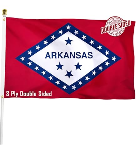 Arkansas Razorbacks Grey Flag - Officially Licensed 3x5 Foot College Sports Banner - View #7