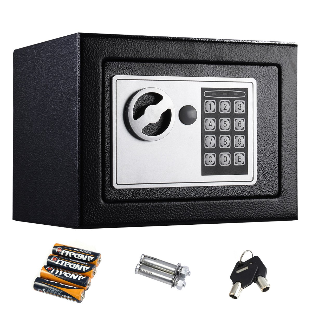 Costway Digital Safe Box Electronic Security Steel Safe For Home Office Money Cash