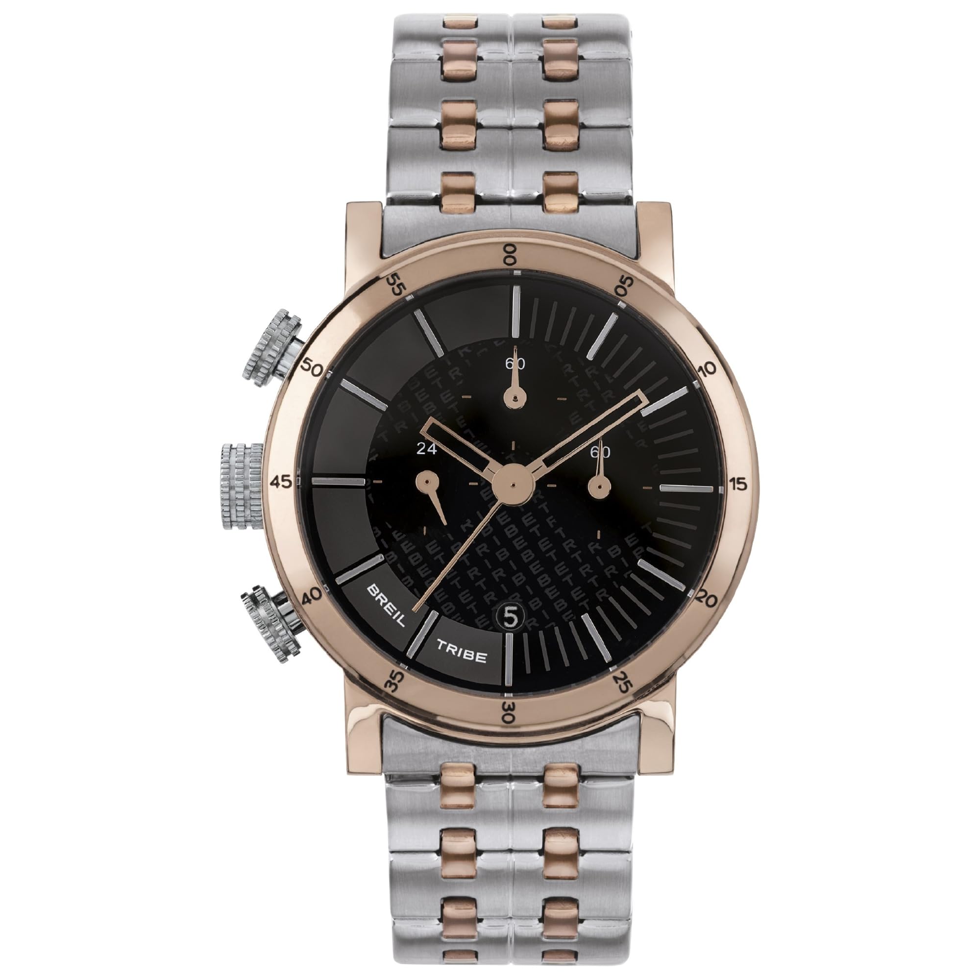 Breil Clock for Man Model Lil Tribe with Steel Bracelet, Chrono Quartz Movement