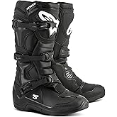 Alpinestars Tech 3 Motocross Boots, Durable & Lightweight, CE-Certified For Off-Road Powersports, 5, Black