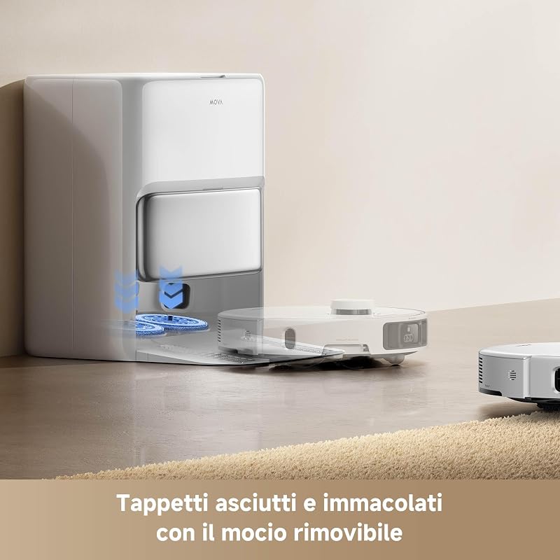 P50 Pro Ultra Robot Aspirapolvere, Bianco