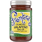 Frontera, Salsa Jalapeno Cilantro, 16 Ounce | Cilantro Jalapeno Medium Salsa; gluten-free; 0g added sugar; fits a low carb lifestyle; great for dipping, tacos &amp; marinades