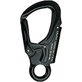 Snap Auto Locking Carabiner 32KN - Fusion Climb® Tudor - Professional Rock Climbing Carabiner - Heavy Duty Steel Clip - Snap Locking Carabiner for Climbing, Rappelling, D Shaped - UIAA ANSI Compliant