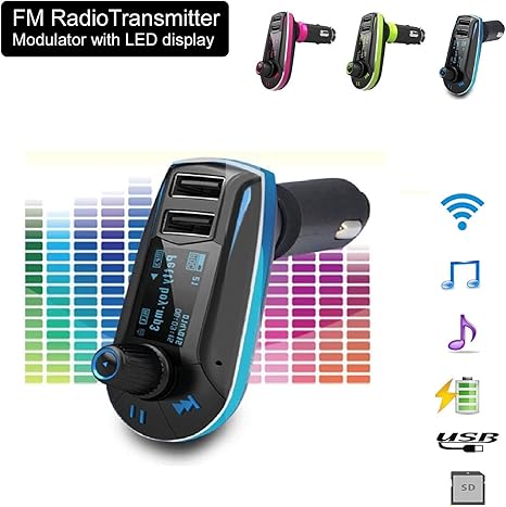 Realmax Car Fm Radio Universal Transmitter Modulator Amazon Co