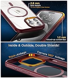SUCGLES for iPhone 15 Pro Case with