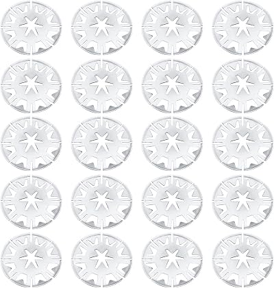 IRYNA VW 30mm Underbody Heat Shield Clips 20 Pieces Metal Locking Star Washers