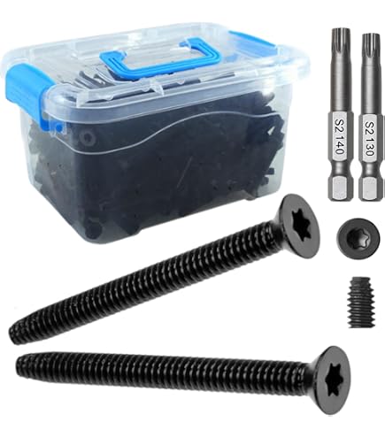 thumbnail image 2 of 75 Pack Torx T40 Trailer Deck Floorboard Screws 5/16-18 X 4 Flat Head Thread Cutting Zinc 2 of 5