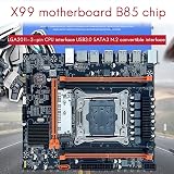 ATOZS X99 B85 Motherboard LGA2011-3 4x DDR4 REG ECC RAM M.2 SATA3.0 view 6