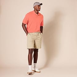 Amazon Essentials Men's Regular-Fit Cotton Pique