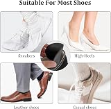 Sibba 2 Pair Self-Adhesive Heel Grips Cushions Pads Black view 5