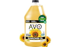 AVO NON-GMO High Oleic Sunflower Oil for General Cooking - 1 Gallon