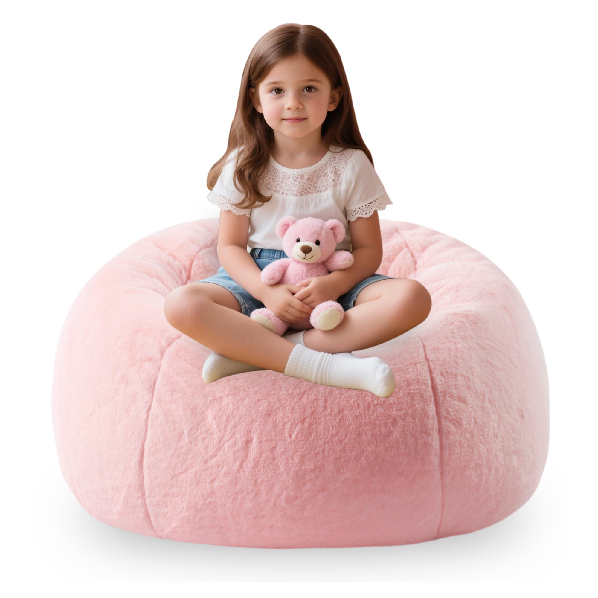 LPMOERA Bean Bag Chair Cover for Kids