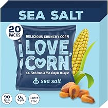 Amazon.com: LOVE CORN Sea Salt 1.6oz x 10 Bags - Delicious Crunchy ...