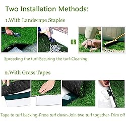 Sigetree Artificial Grass Mats Lawn Carpet