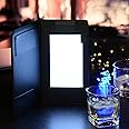 WeChef 4 Pack LED Backlit Illuminated Menu Cover Presenter Folding Magnetic Clamp Receipts Bill Check Holder Bar