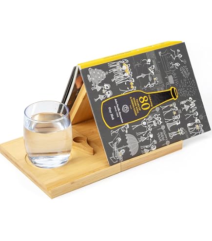 Support Livre Triangulaire De Haute Qualité, Support Livre Bois Avec Porte-Gobelet, Porte Livre