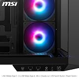 MSI MAG PANO 100R PZ ATX PC Case Vertical GPU Bracket USB Type-C view 6