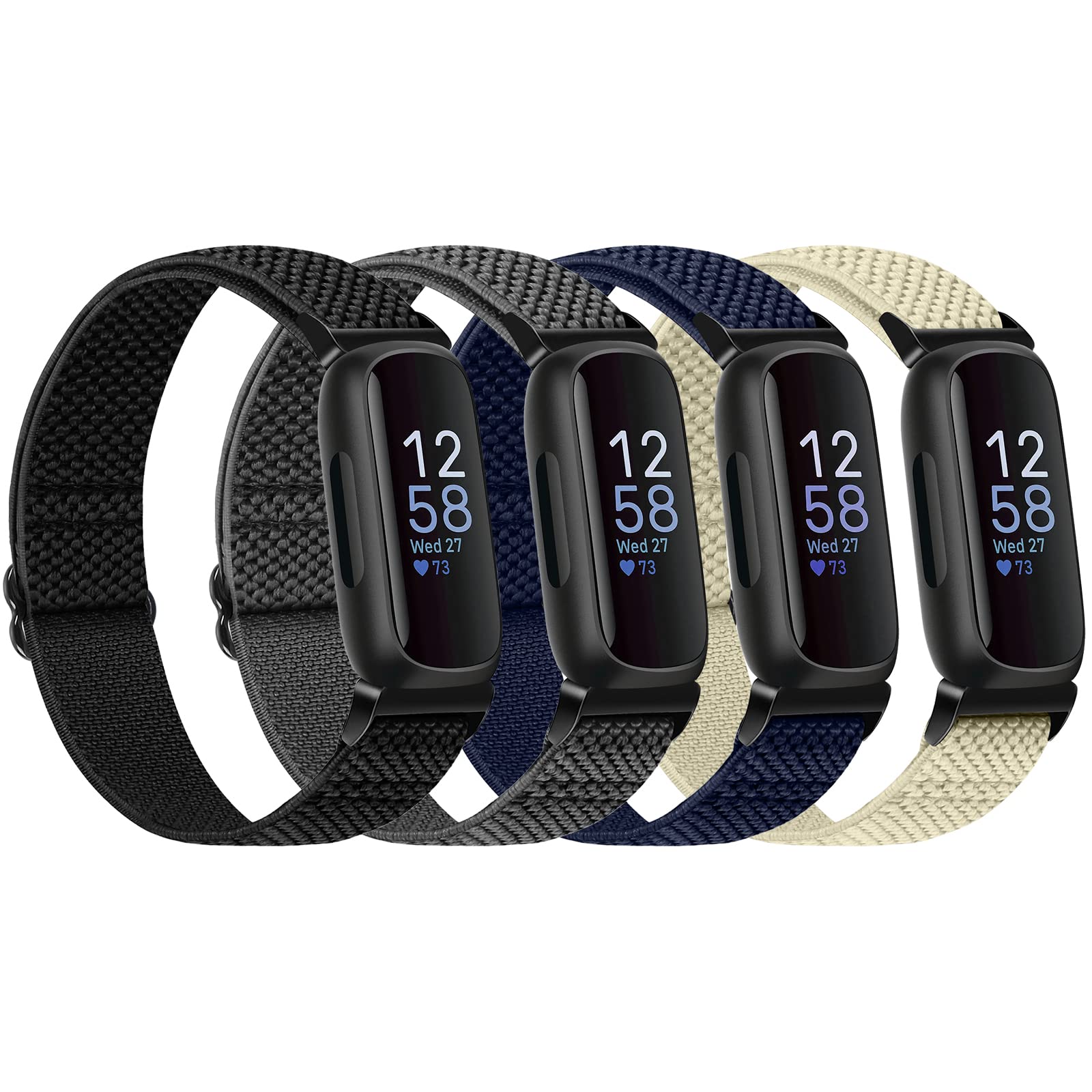TumpCez Elastic Nylon Strap Compatible with Fitbit Inspire 3/Inspire 2/Inspire/Inspire HR/Ace 2/Ace 3 Straps for Men Women