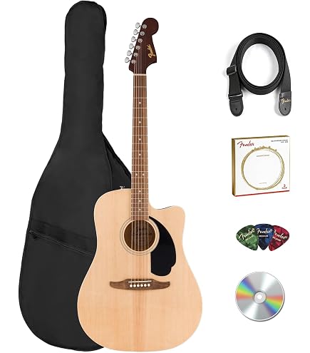 Amazon.com: Fender FA Series Dreadnought Acoustic-Electric Guitar