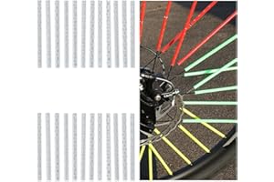 Bike Wheel reflectors, 360° Bicycle Spoke reflectors, Bicycle Wheel Rim Spoke Clip, Bicycle Tube Strip Safety Warning Reflect