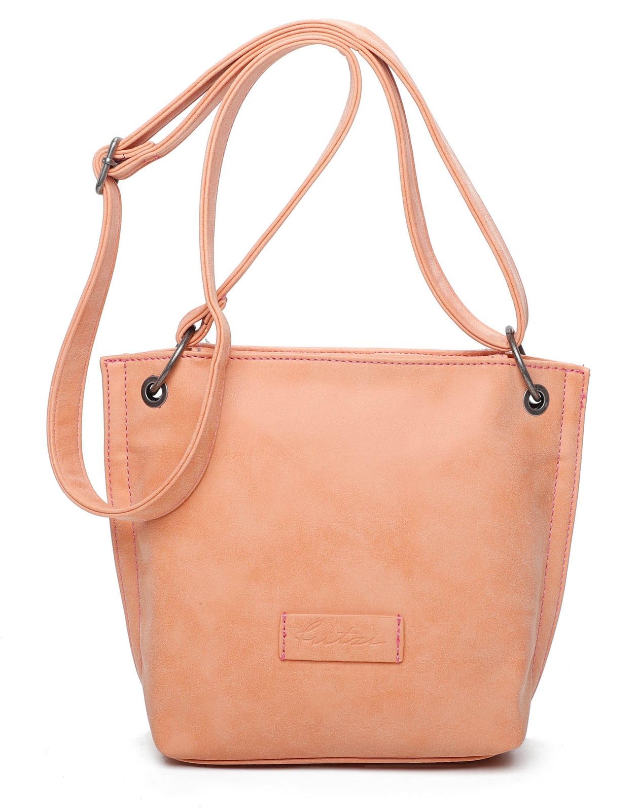 Fritzi aus Preußen cross body bag Vintag Fritzi Cross 2 Peach Party orange