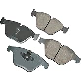 Akebono EUR918A Euro Ultra Premium Ceramic Disc Brake Pad Kit, GREY