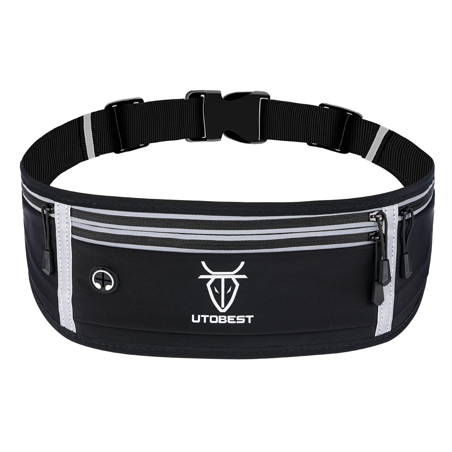UTOBEST Running Belt, Adjustable Waterproof Waist Pack for Men and Women, Fits up to 7 inch Phones, Perfect for Running, Marathon, Hiking, Cycling
