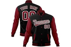 KXK Custom Baseball Varsity Jacket Lightweight Bomber Coats Personalized Stitched Text Logo for Men Women Youth