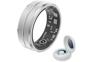 PAUPER Smart Ring Health Tracker - Fitness Sleep Heart Rate Blood Oxygen Tracker Smart Ring for Men and Women,IP68 Waterproof Level Bluetooth Fitness Tracker Rings - Free APP